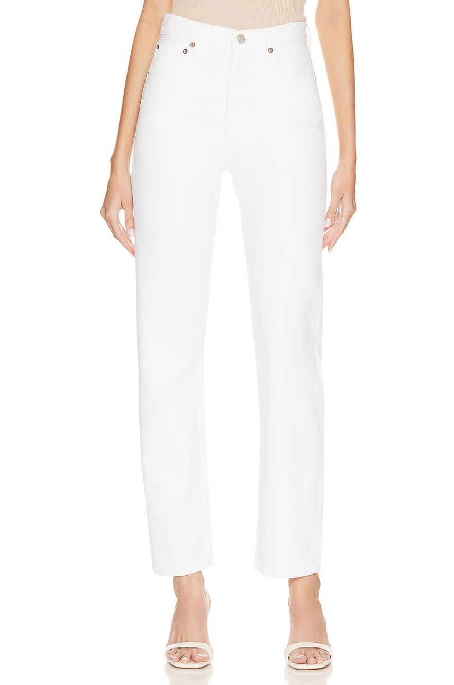 AGOLDE 90's Pinch Jeans Waist Straight Leg Organic Cotton Y2k Preppy Minimal 34